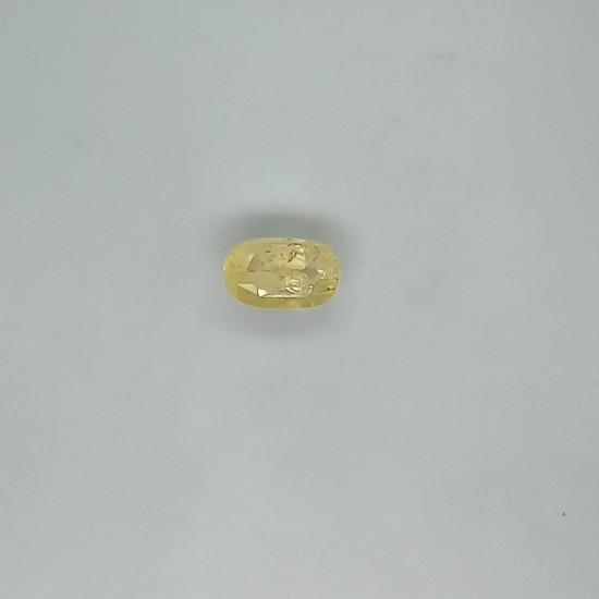 Yellow Sapphire (Pukhraj) 6.53 Ct Certified